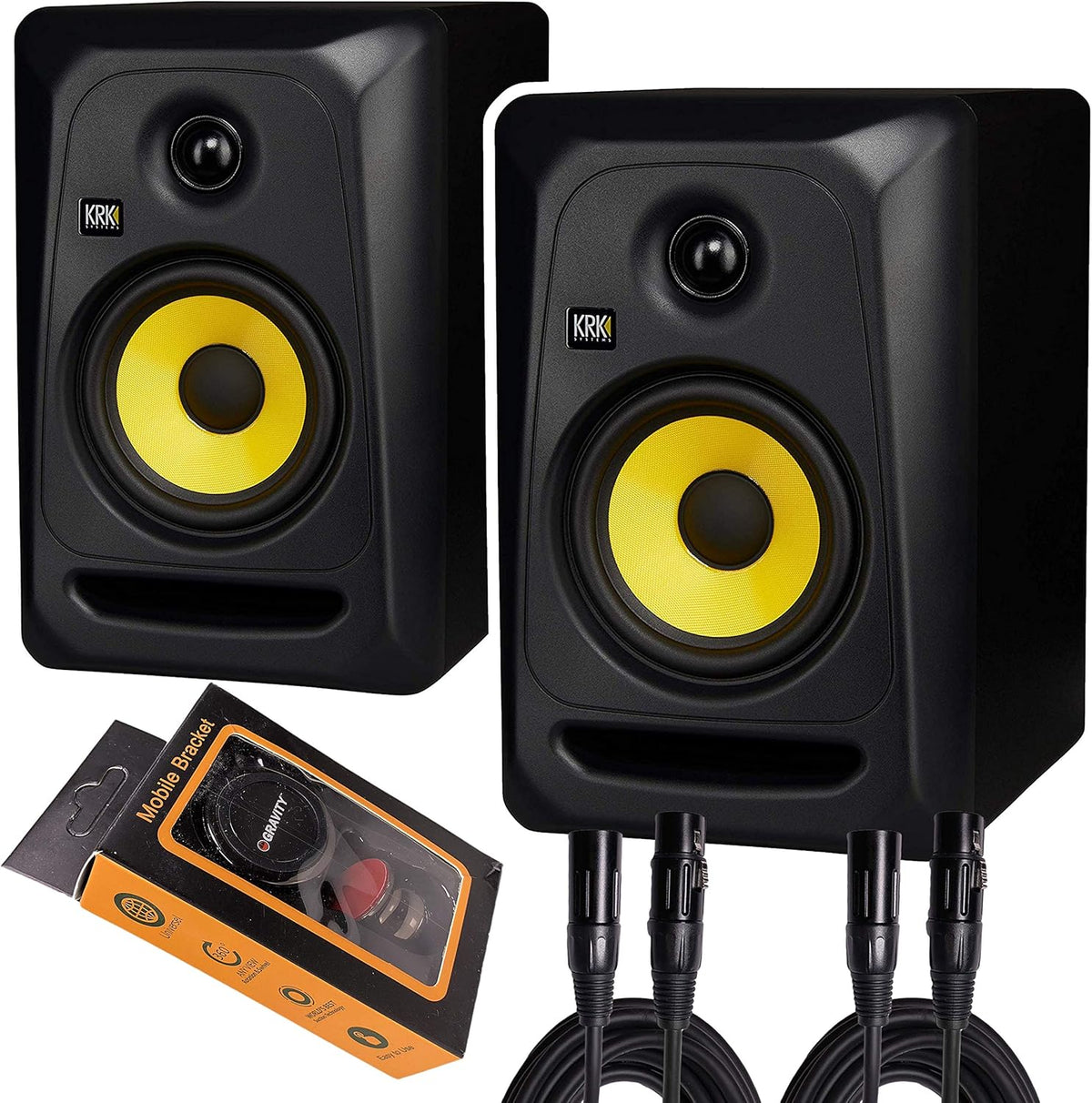 Black Powered Studio Monitor Pair M430411