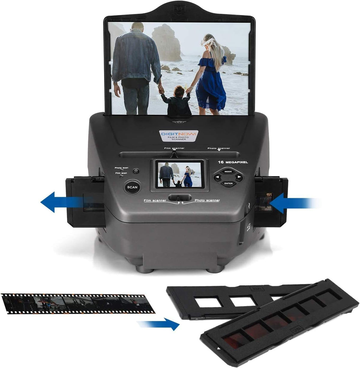 16MP Film Scanner with 2.4 LCD Screen U64018