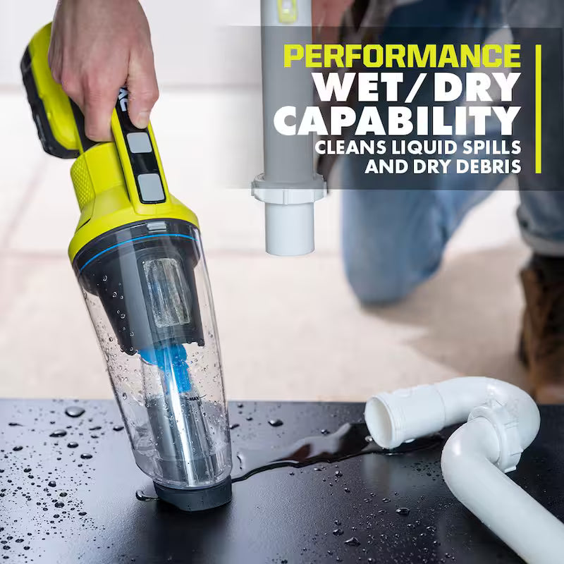 18V Cordless Wet/Dry Hand Vacuum U90942