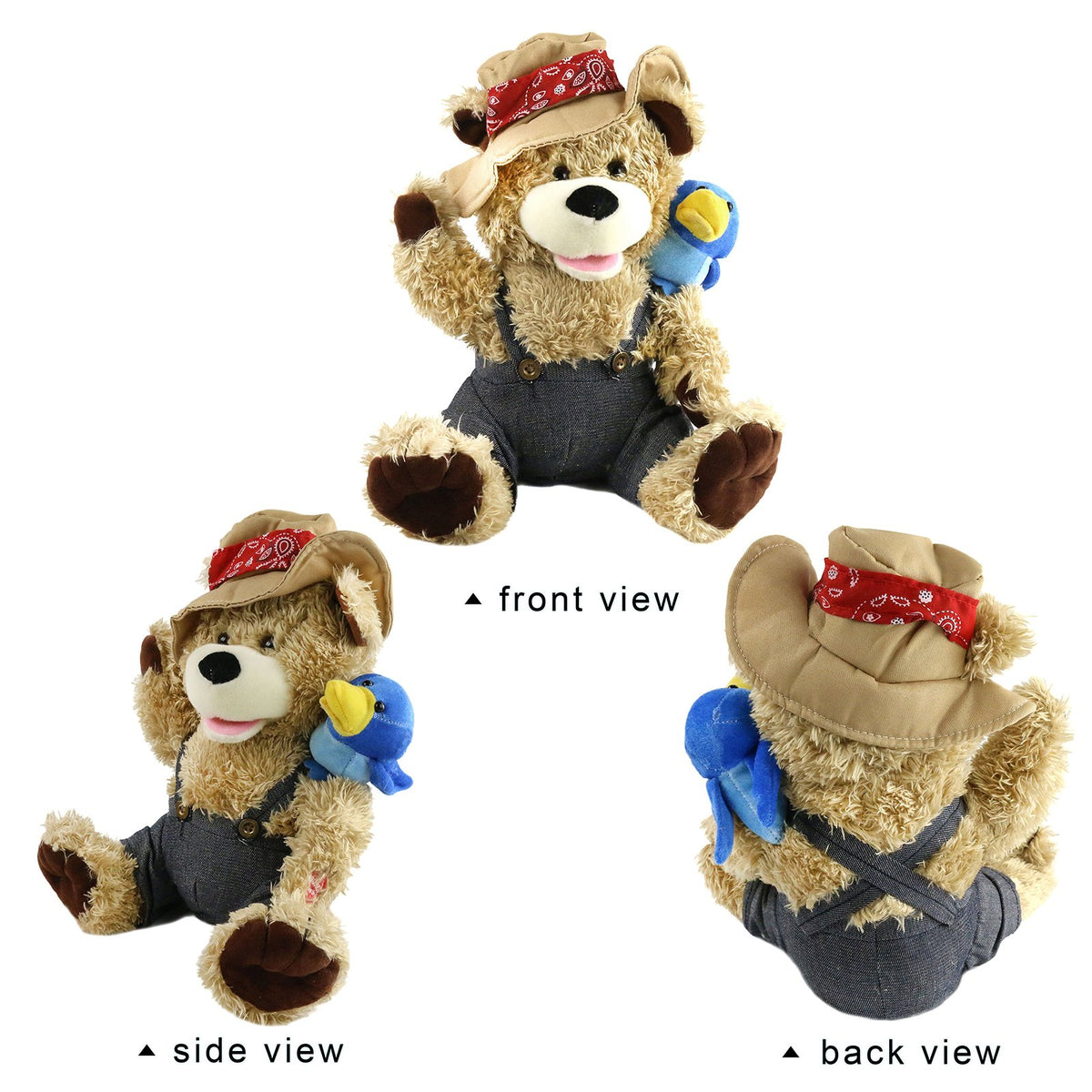 12'' Interactive Singing Teddy Bear J3926