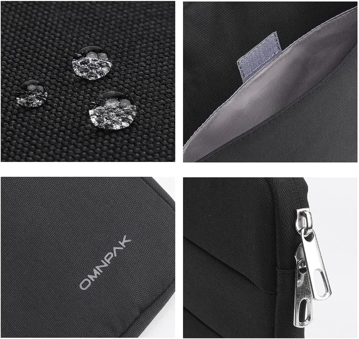 Waterproof Laptop Sleeve Case with Side Handle Strap N46848