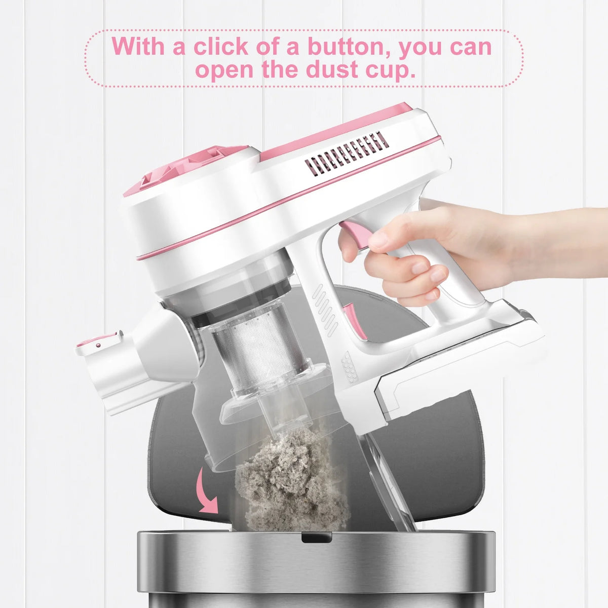 Cordless Stick Vacuum Cleaner with 2200mAh Lithium Batteries F957944