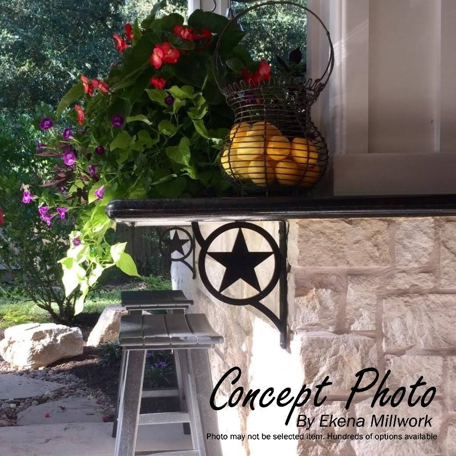 2 x 10 x 12 in. Wrought Iron Bracket A295036