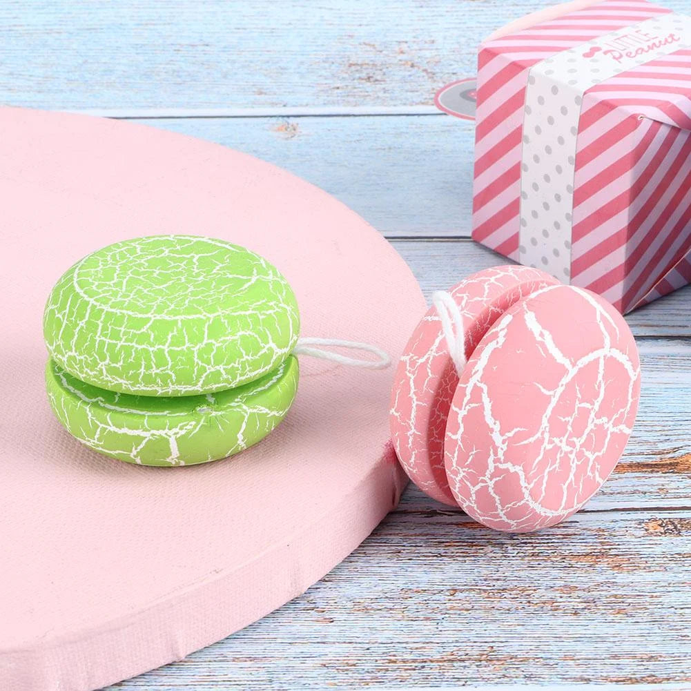 2 Pcs Wood Responsive Yo-Yo Toys P10898