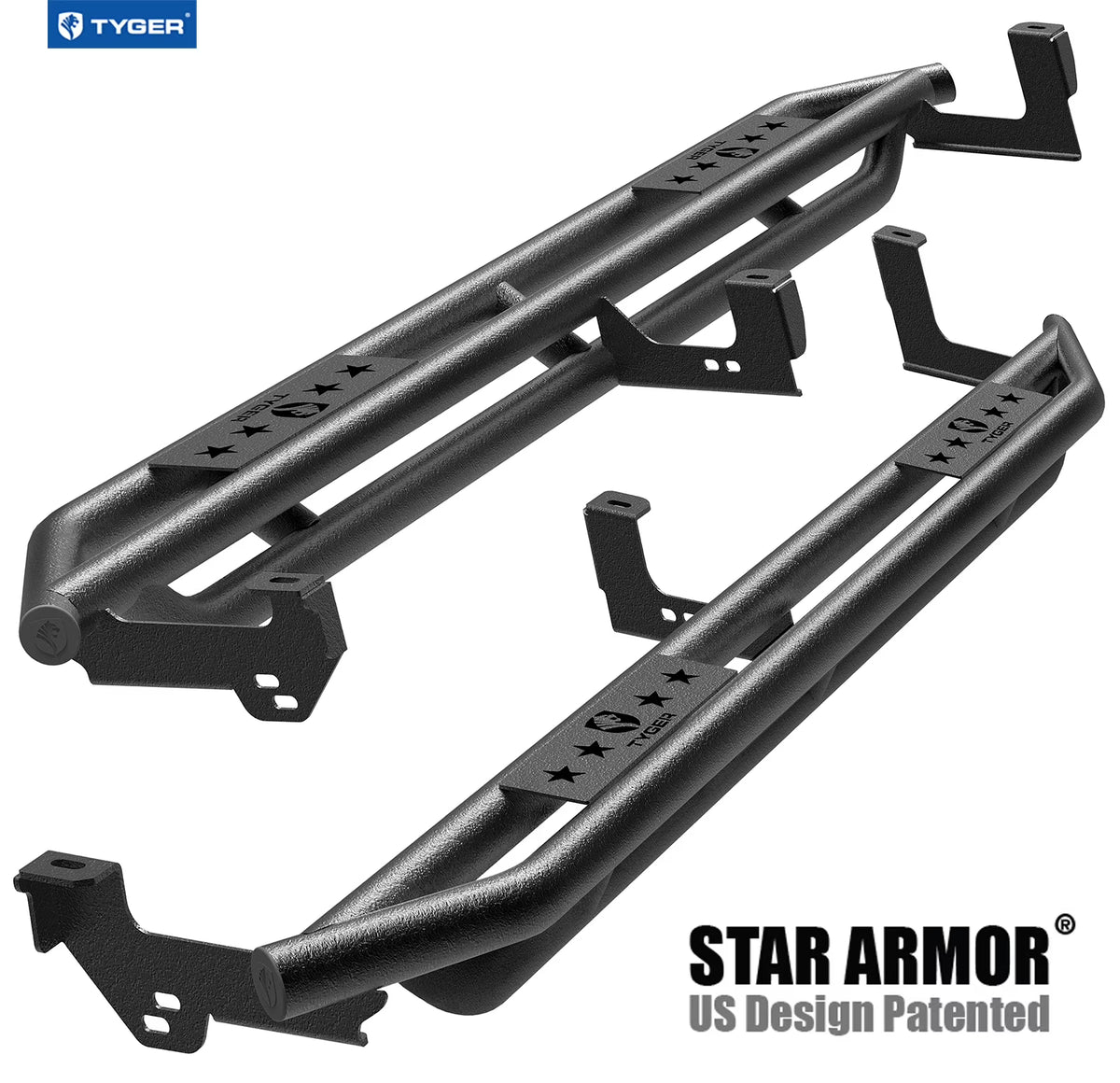 Side Step Rails Nerf Bars Running Boards M19478