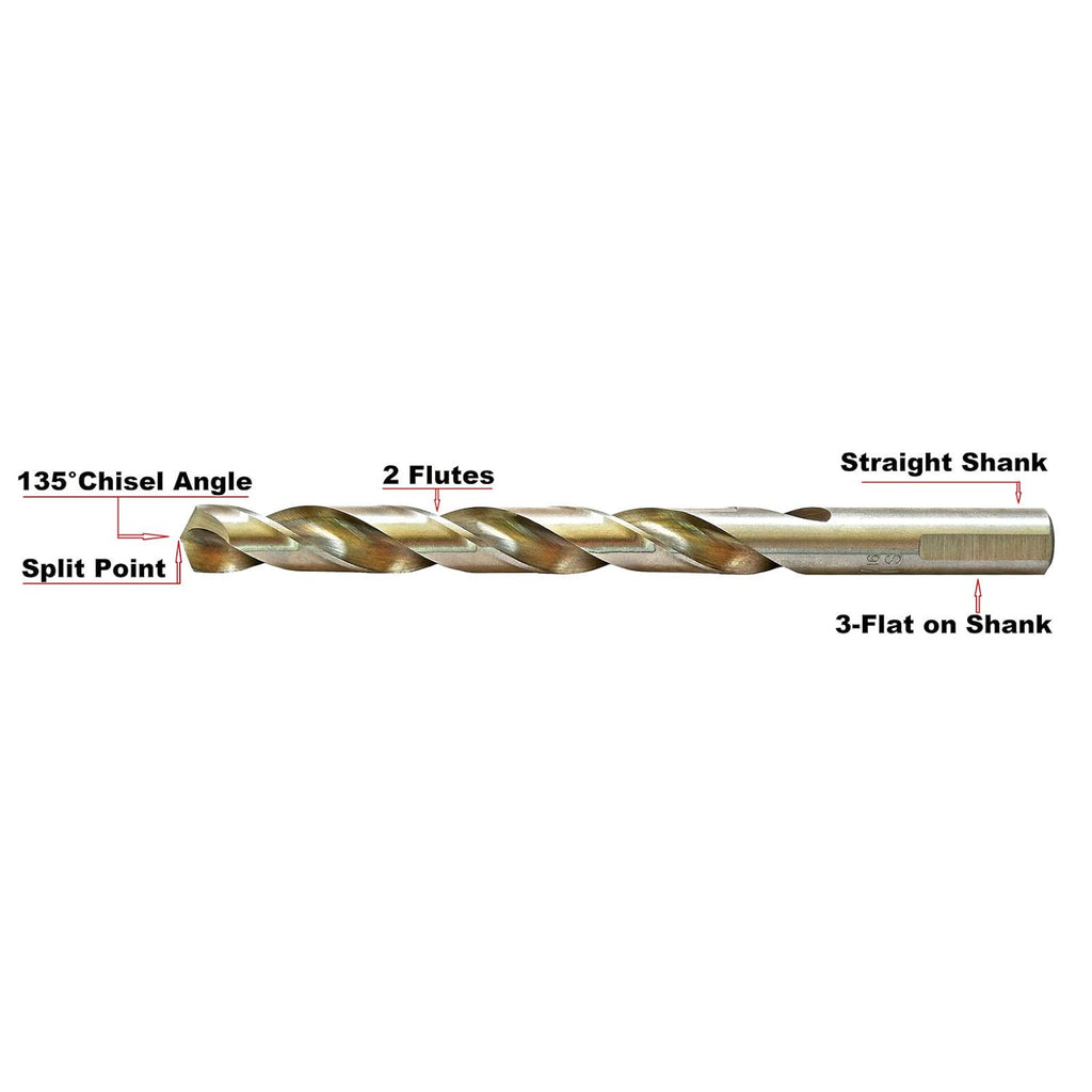 29 Pieces High Speed Steel M2 Twist Drill Bit Set M912