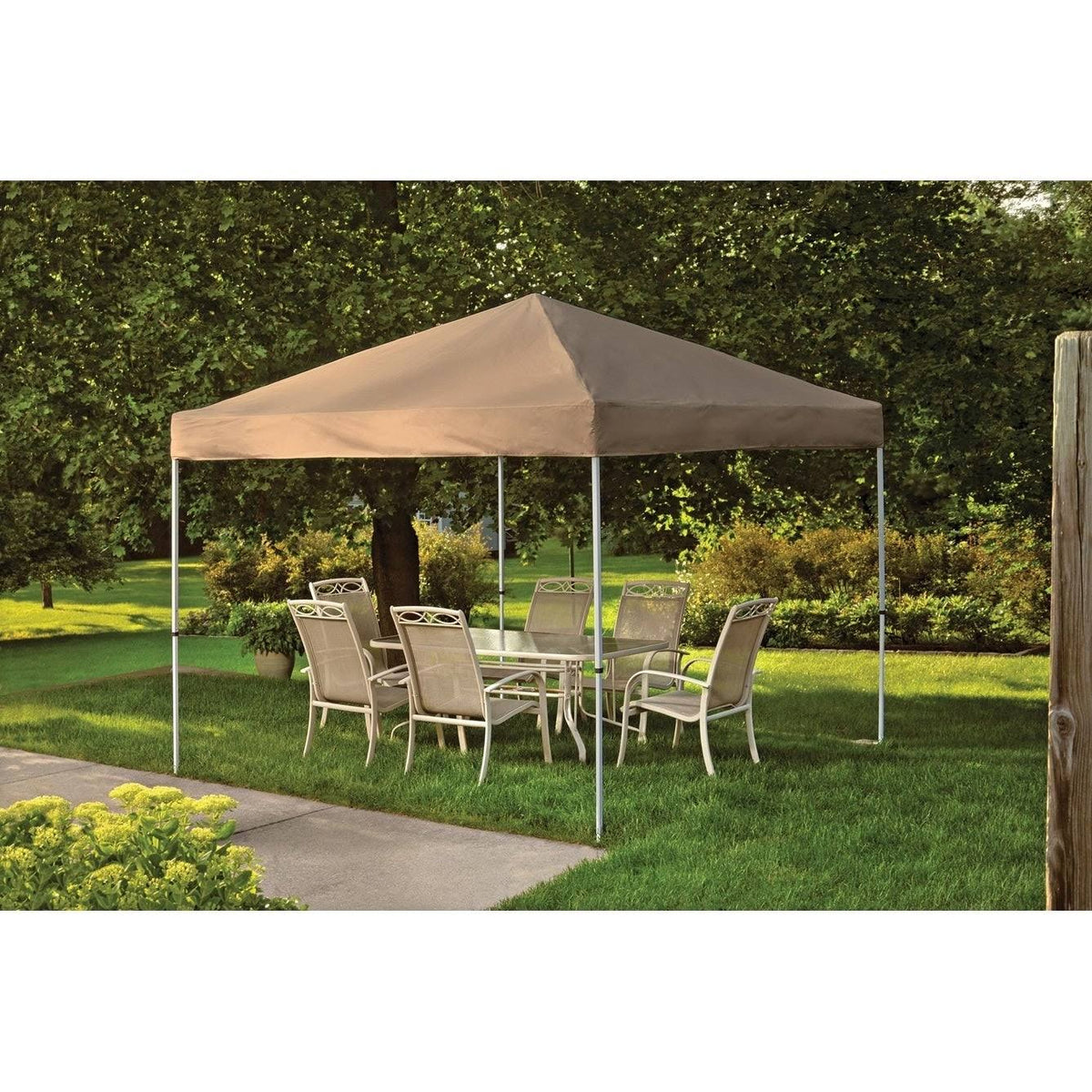 10x10 Straight Leg Pop Up Canopy E9403
