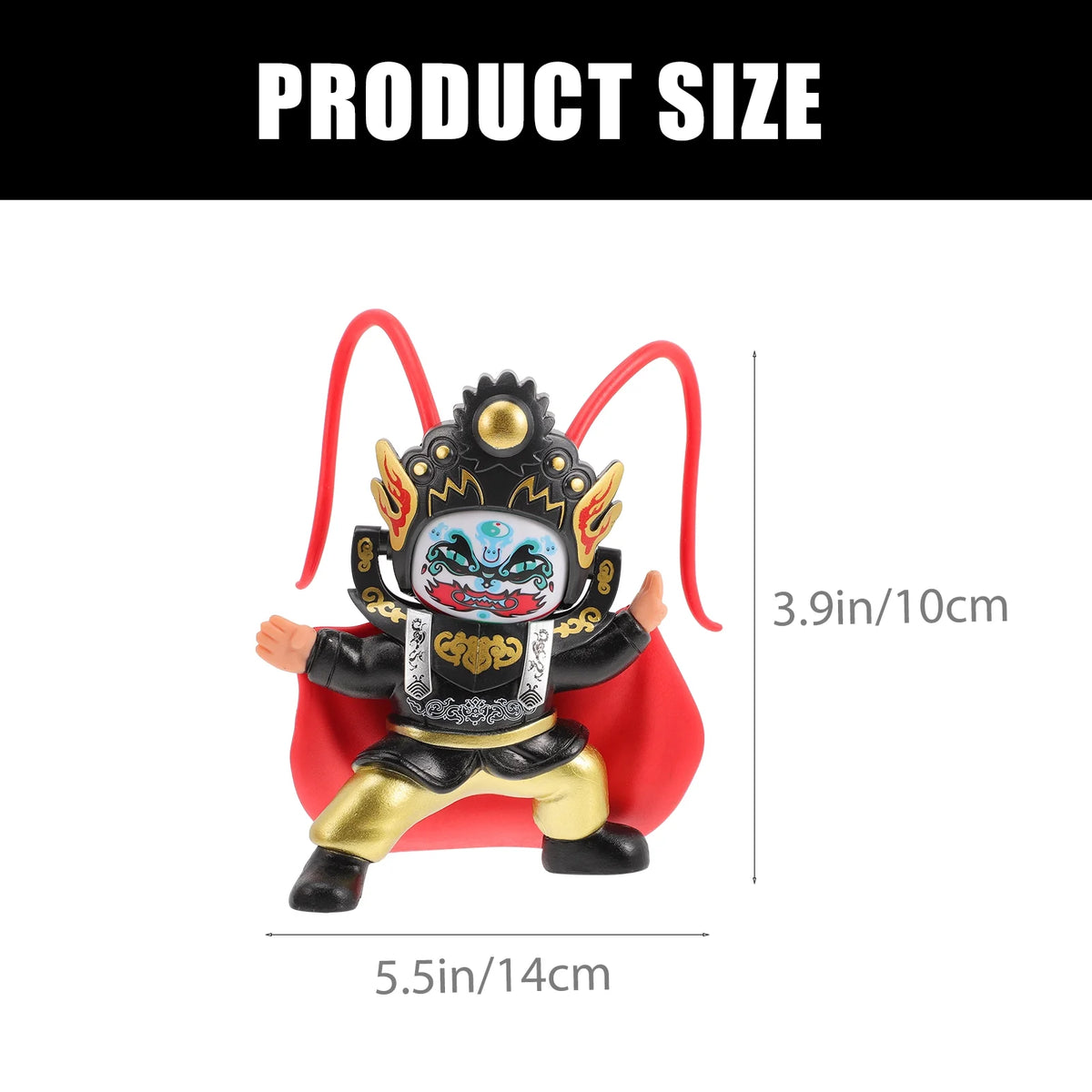 Sichuan Opera Face Doll Decor Chinese Peking Ornament Culture Art Desktop P78284