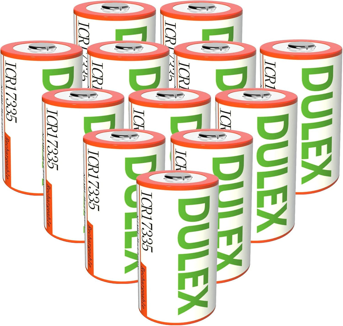 123A Rechargeable Batteries 12-Pack E226