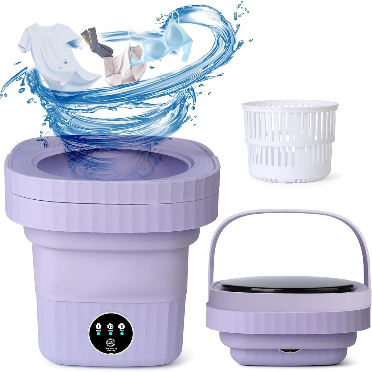 Portable Mini Foldable 8L Washing Machine E274