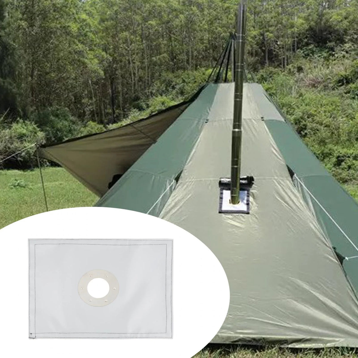 Fireproof Waterproof Hot Tent Jack for Chimney 8.5cm L537