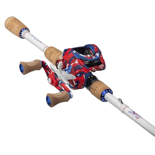 7' 1pc Medium Heavy IM7 Graphite Baitcast Combo with Cork Grips A733