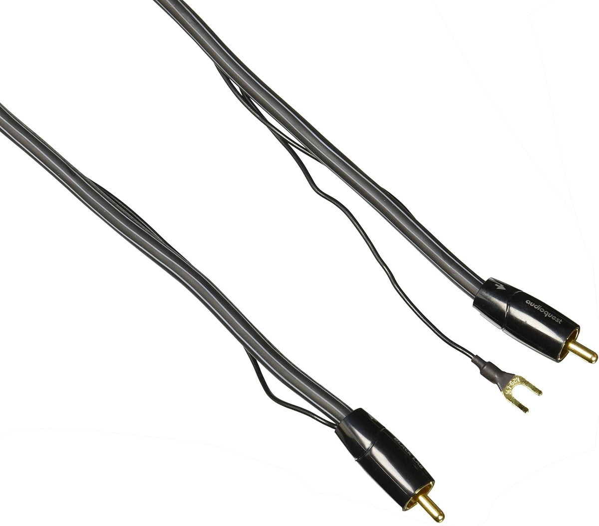 Black RCA Male to RCA Male Subwoofer Cable 16.4 ft. S195