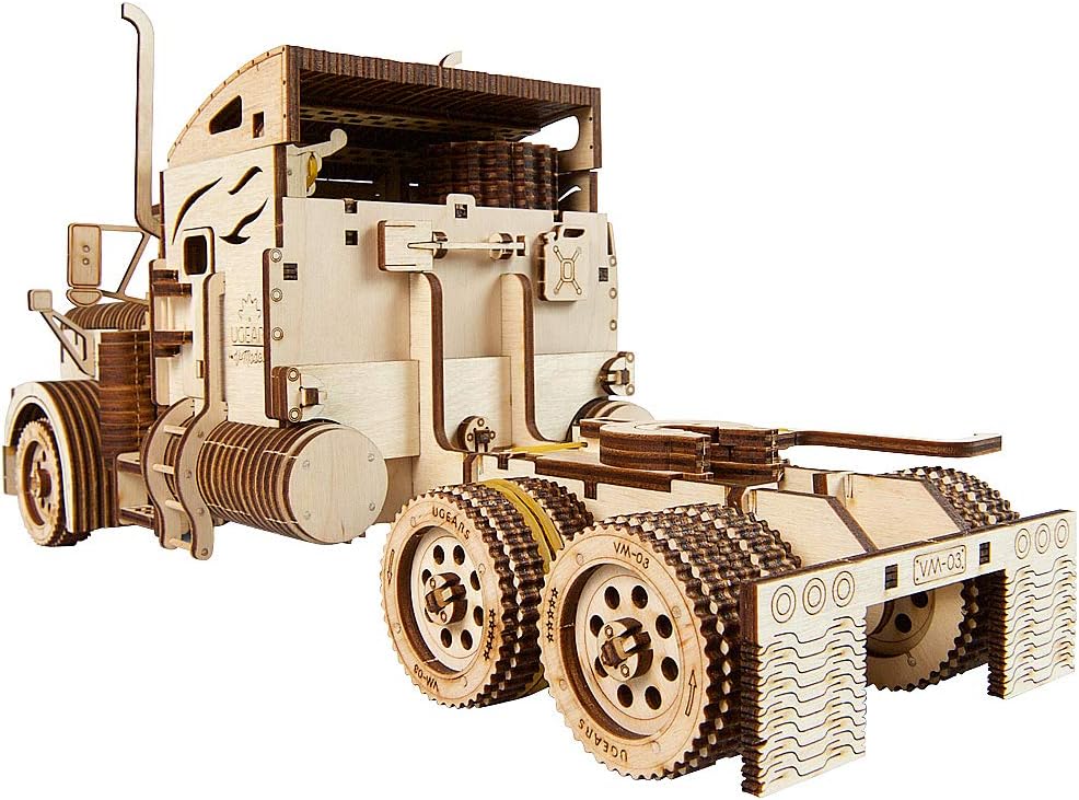 Mechanical Wooden Truck Model Kit N402