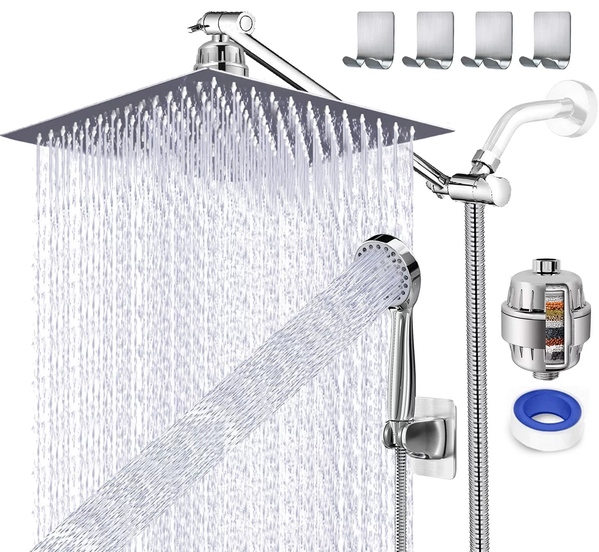 12" Rain Shower Head with Handheld Spray Combo C2955