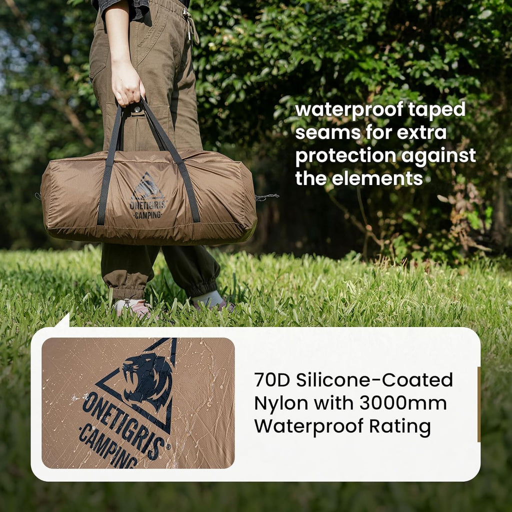 Hot Tent with Stove Jack, 3000mm Waterproof Rating, Includes Tent Poles K672178