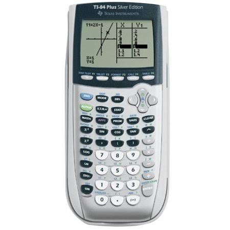 Refurbished Texas Instruments Ti-84 Plus Silver Edition Graphing Calculator A788328