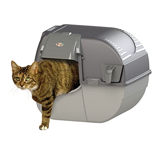 Gray Self Cleaning Litter Box Y762219