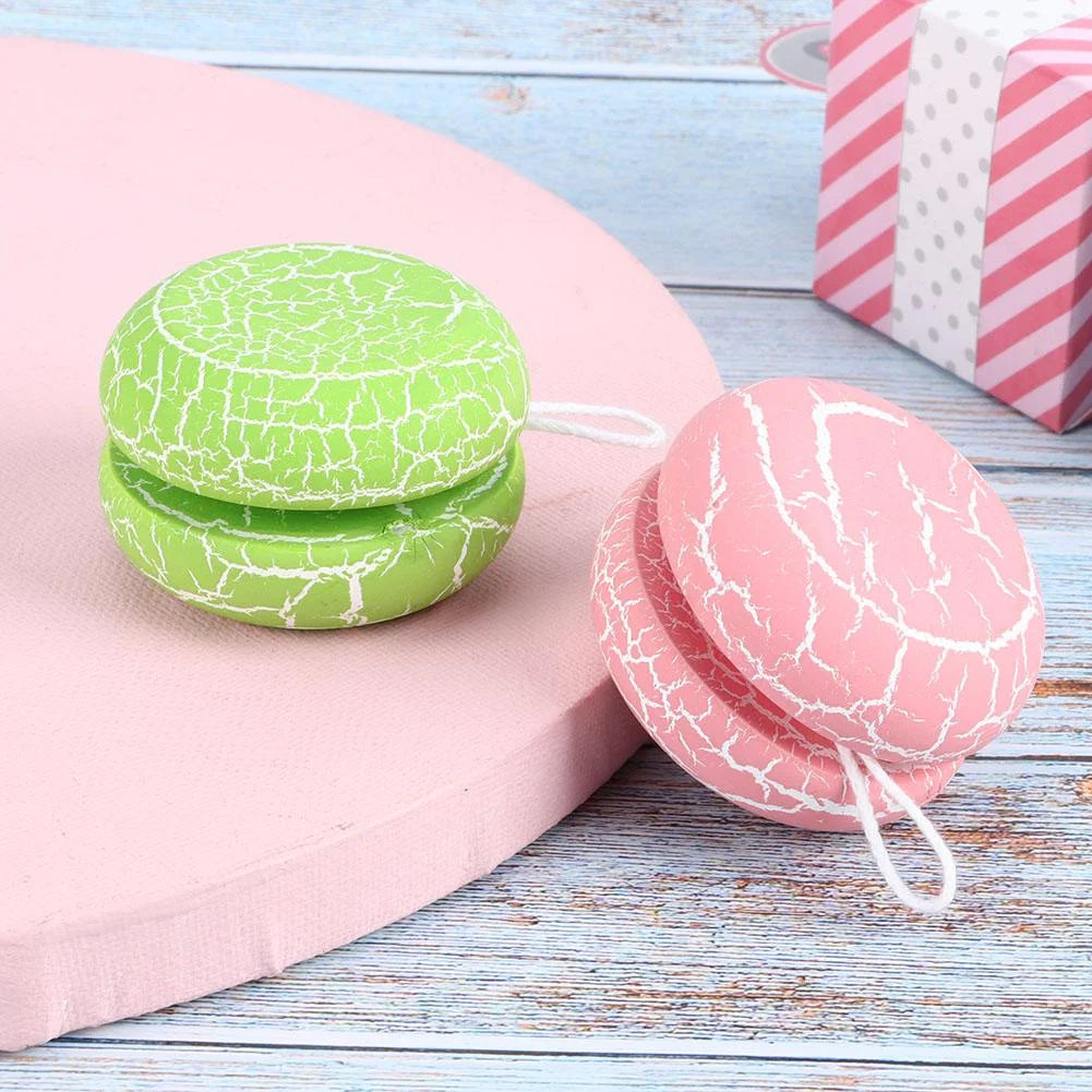 2 Pcs Wood Responsive Yo-Yo Toys P10898