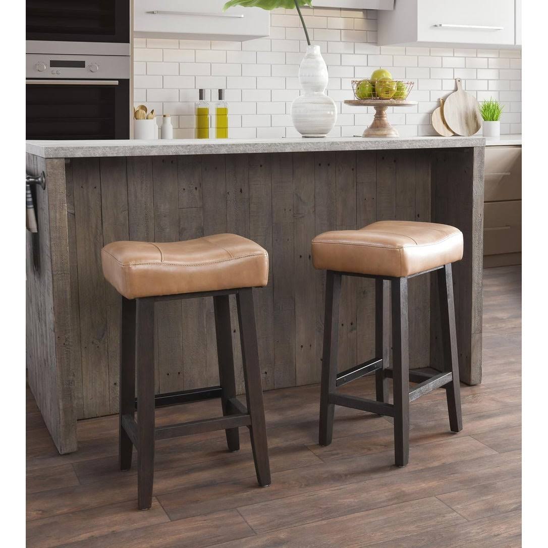 Camel Beige Backless Counterstool F4378