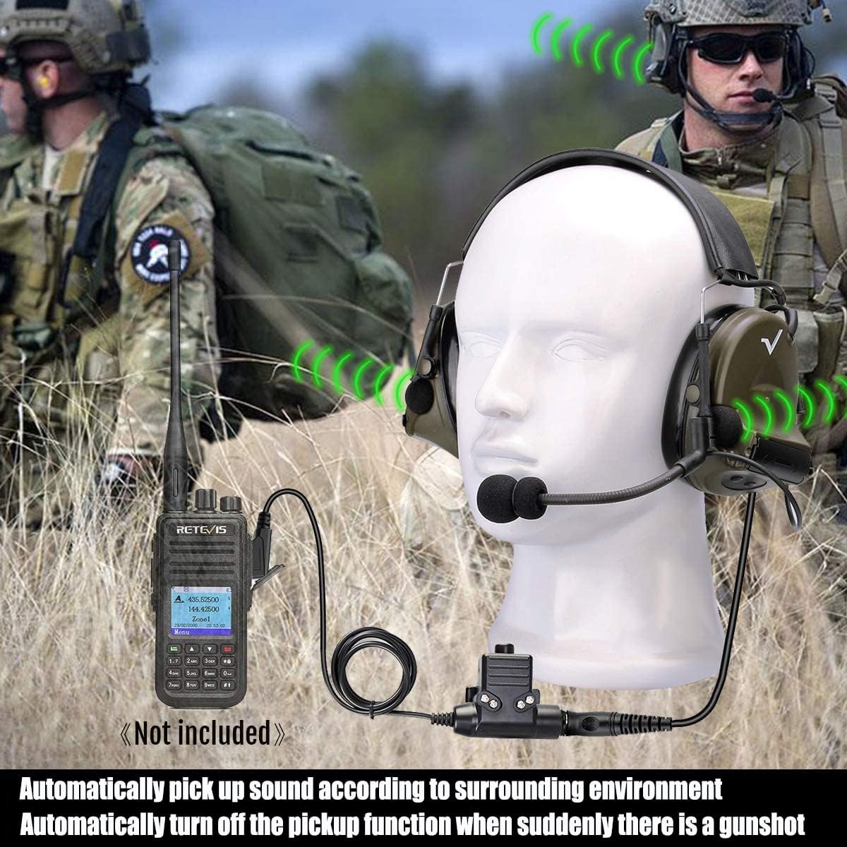 Tactical Headset with Mic B299
