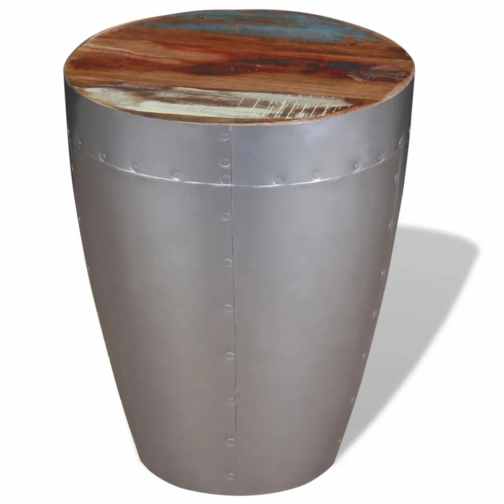 Aviator Stool Solid Reclaimed Wood G84905