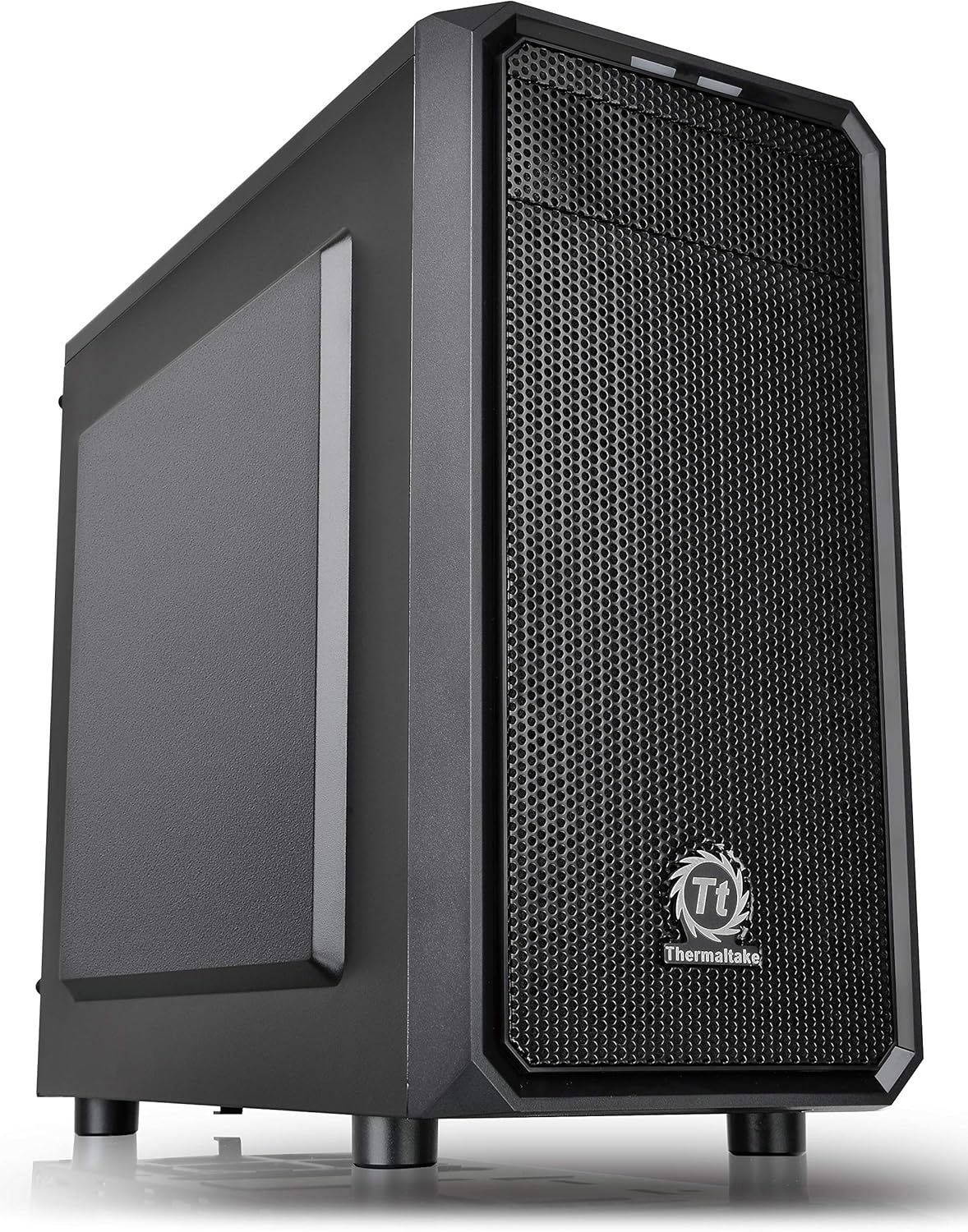 Micro-ATX Mini-Tower Computer Case with 120mm Rear Fan, White C833798