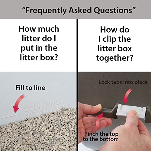 Gray Self Cleaning Litter Box Y762219