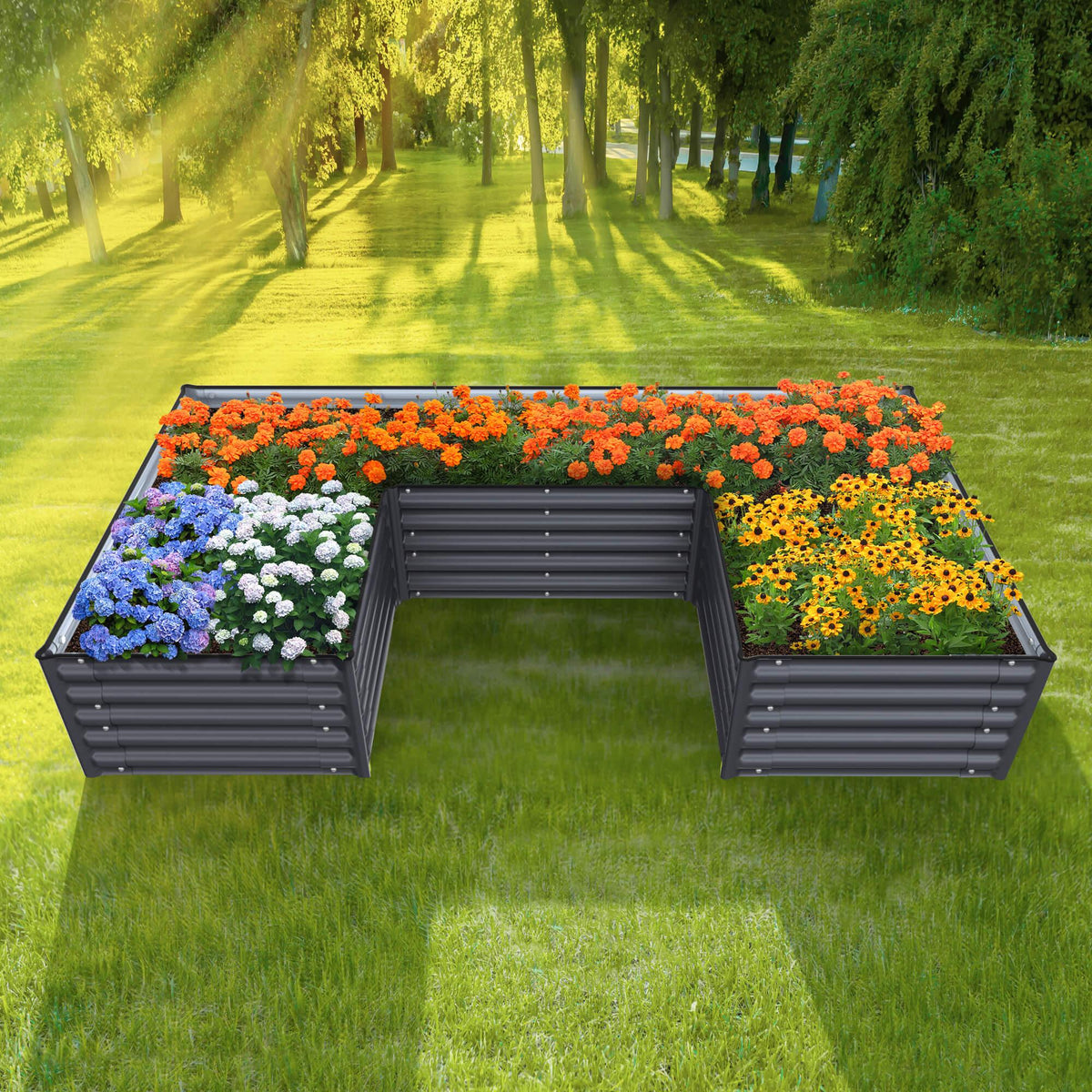 17 Tall U Shape Raised Garden Bed X141