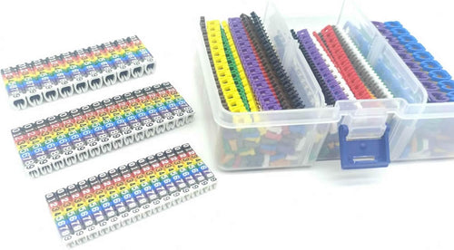 0-9 Coded Cable Marker Set, POM, diameter 3.0~10mm, 2200 Pieces K633