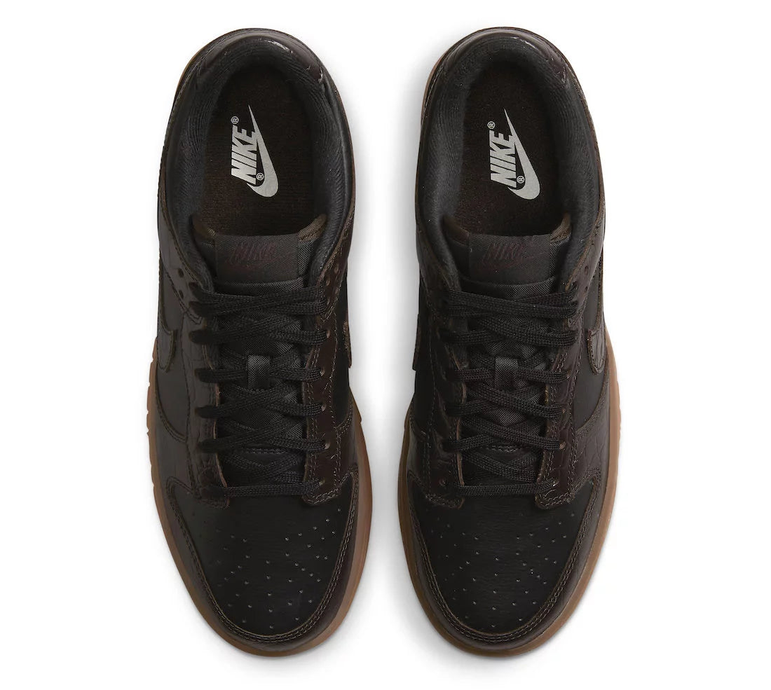 Black Velvet Brown Low Shoes E164