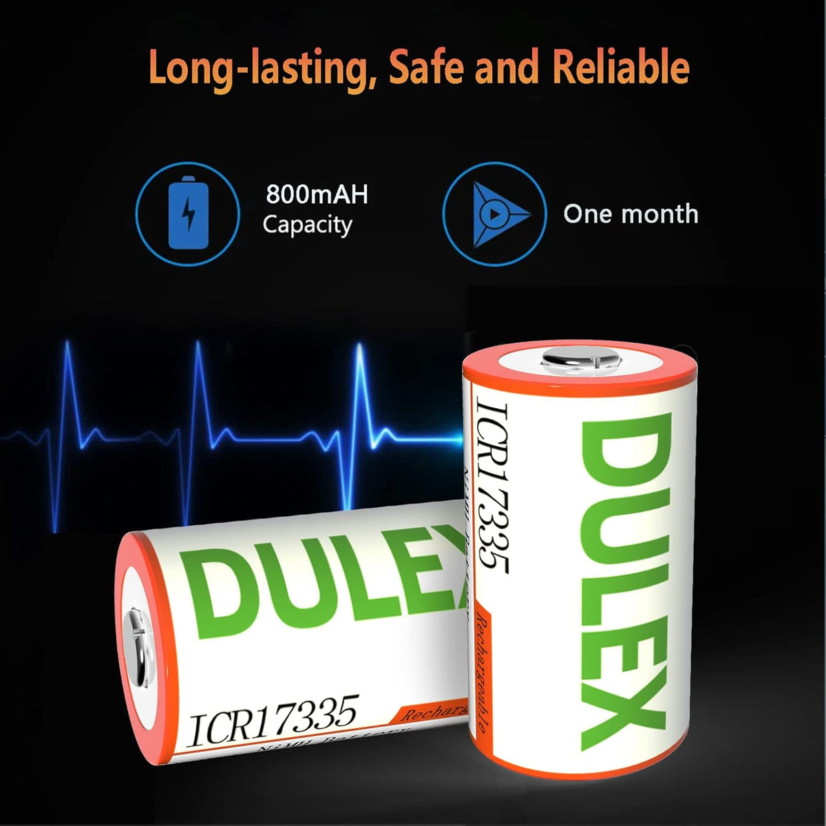 123A Rechargeable Batteries 12-Pack E226