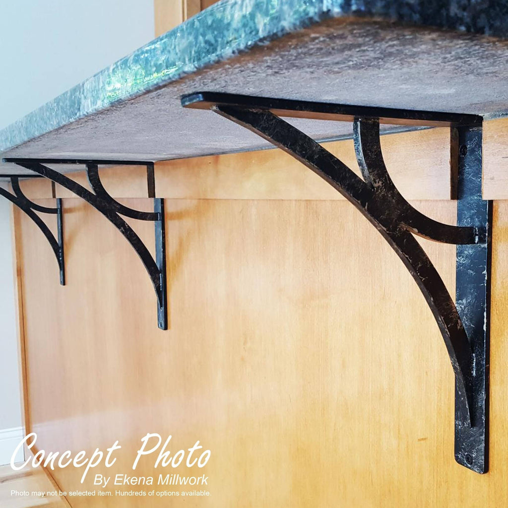 2 x 10 x 12 in. Wrought Iron Bracket A295036