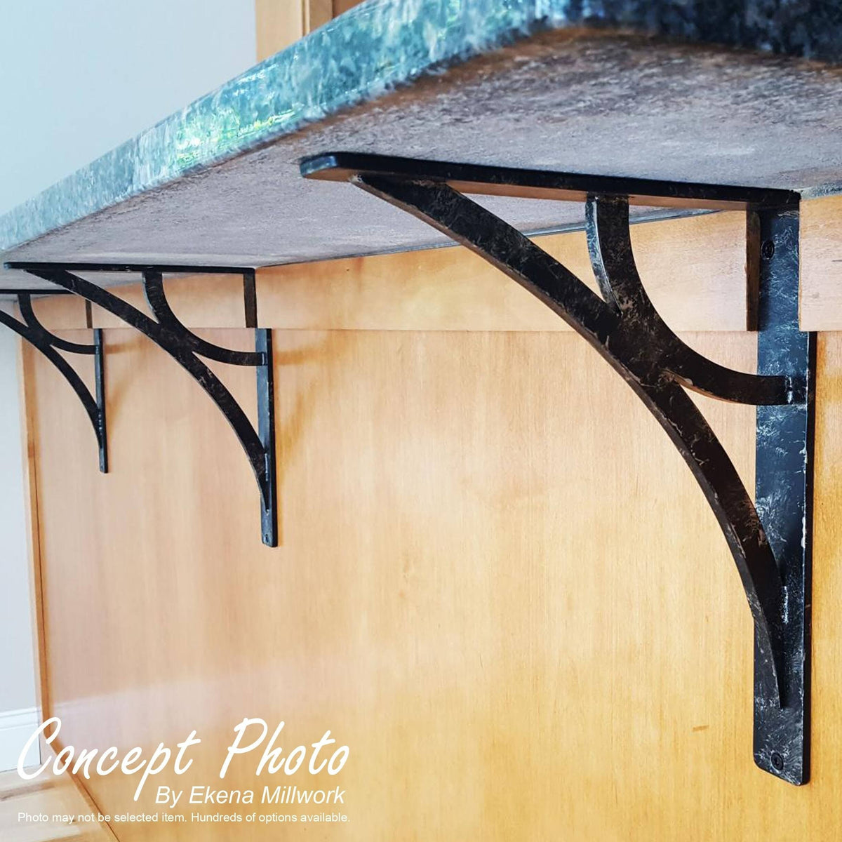 2 x 10 x 12 in. Wrought Iron Bracket A295036