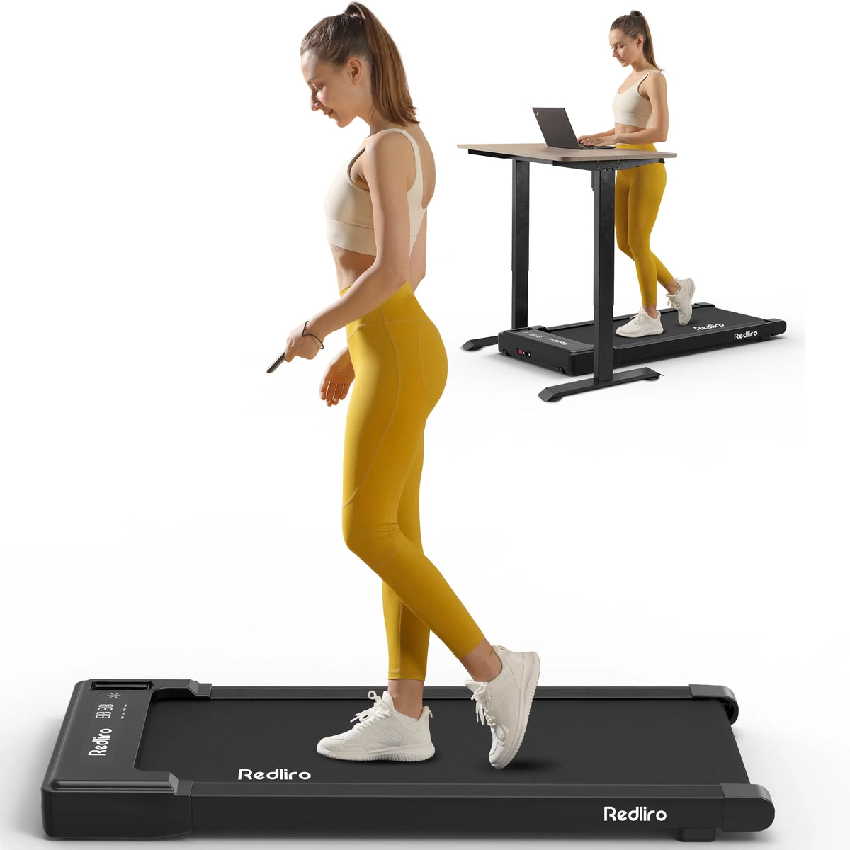 White Walking Pad Treadmill I91152