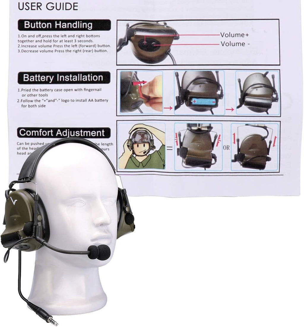 Tactical Headset with Mic B299