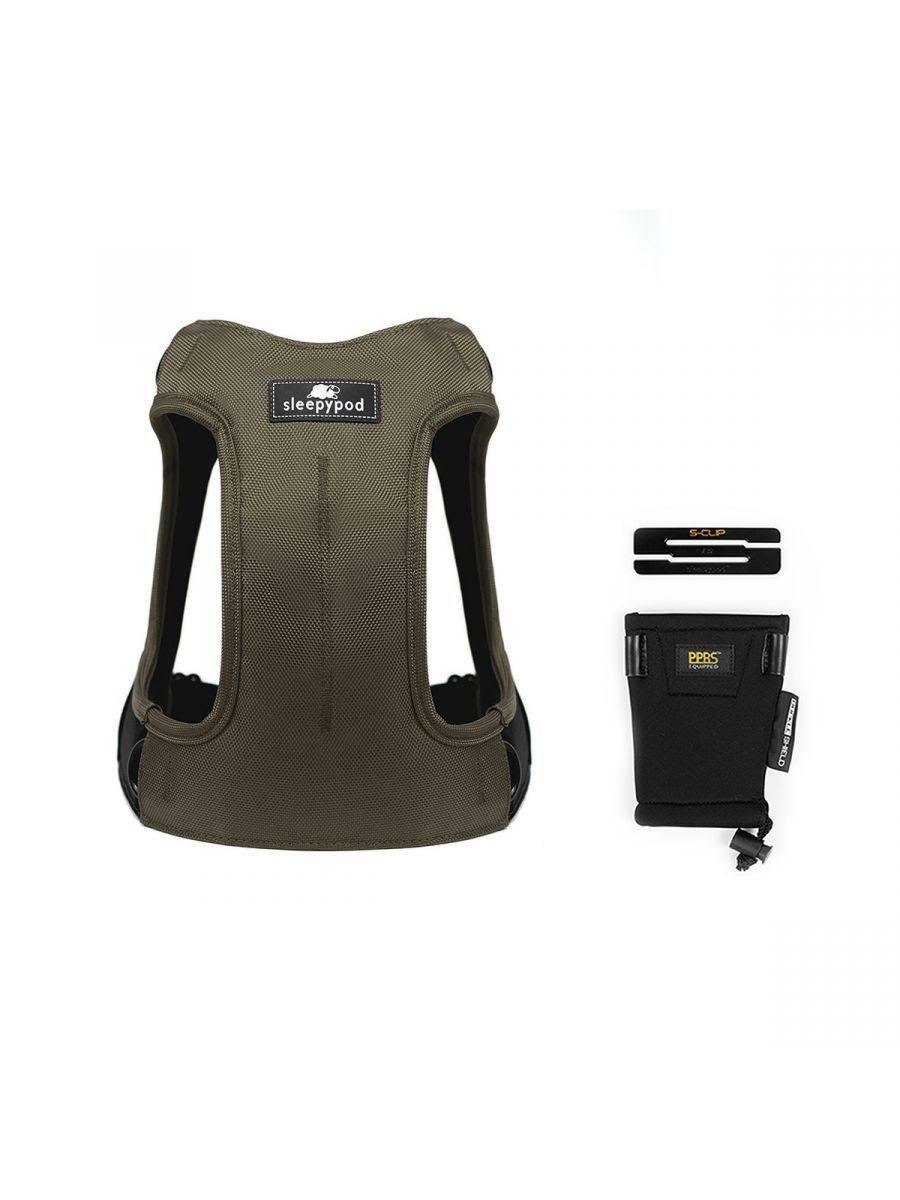 Large Olive Dog Car Harness R879650