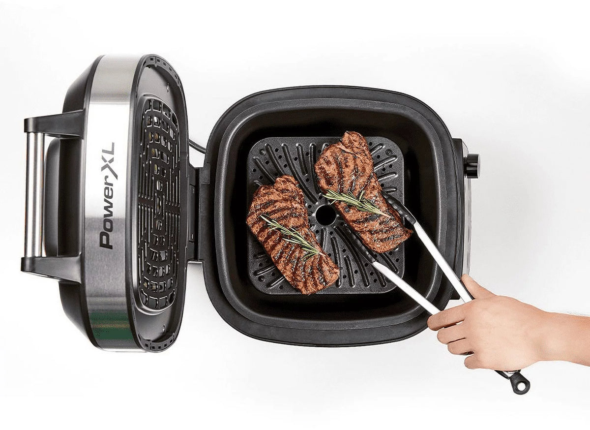 12-in-1 Indoor Grill Air Fryer Combo Stainless Steel E2948