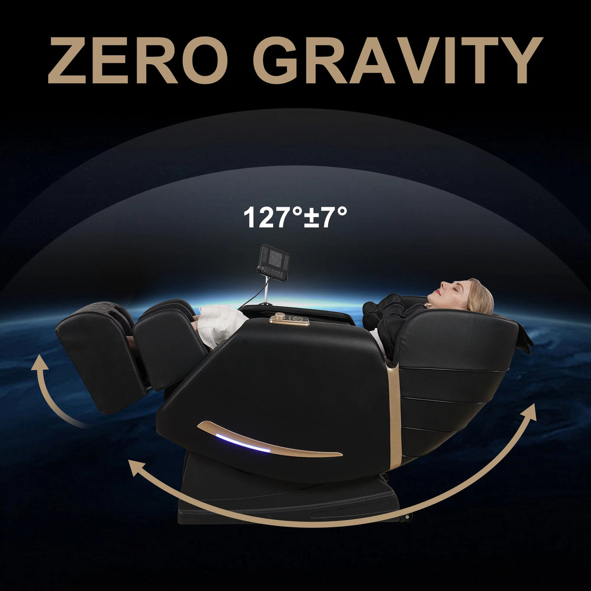 Zero Gravity Full Body Massage Chair with Heating and Airbag G831157