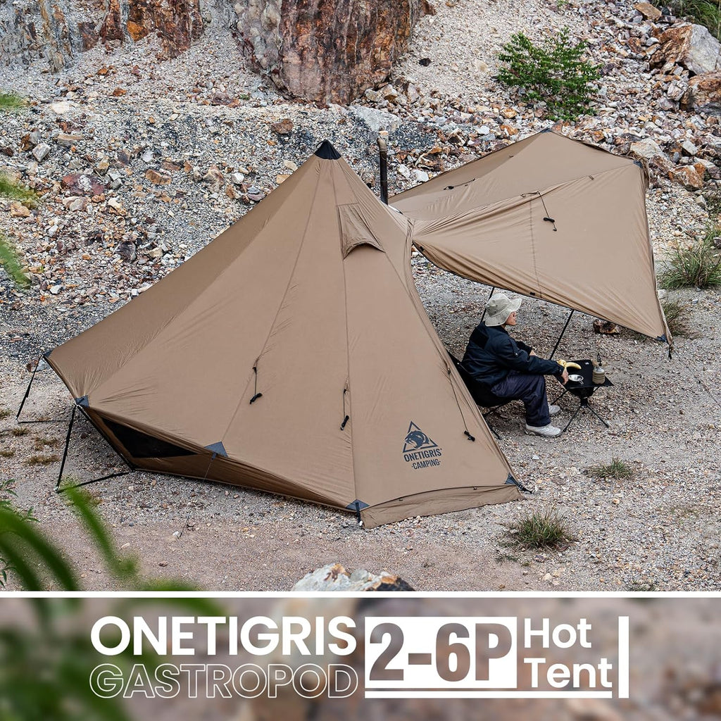Hot Tent with Stove Jack, 3000mm Waterproof Rating, Includes Tent Poles K672178