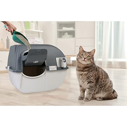 Gray Self Cleaning Litter Box Y762219