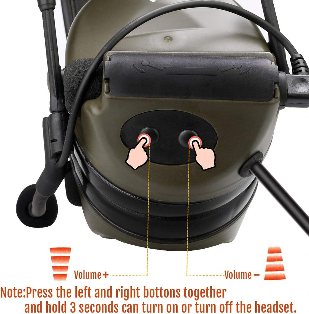 Tactical Headset with Mic B299