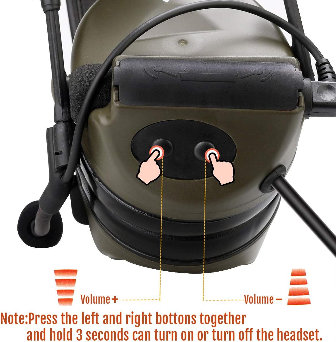 Tactical Headset with Mic B299