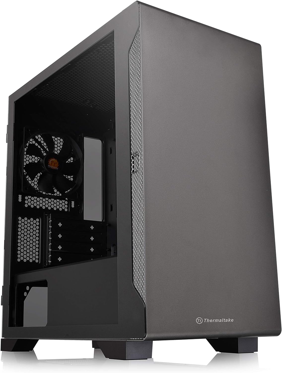 Micro-ATX Mini-Tower Computer Case with 120mm Rear Fan, White C833798