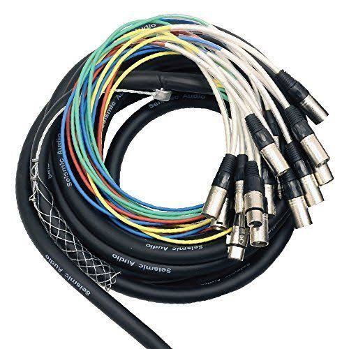 12 Channel 25& Pro Stage XLR Snake Cable D3706