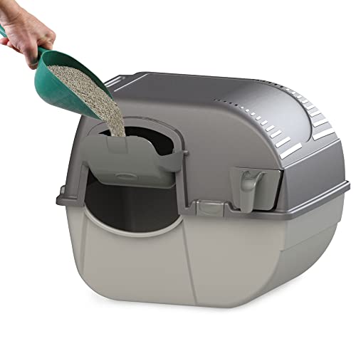 Gray Self Cleaning Litter Box Y762219