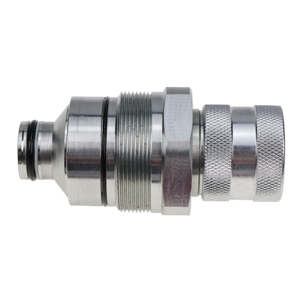 Hydraulic Female Flat Face Quick Coupler Silver M2477