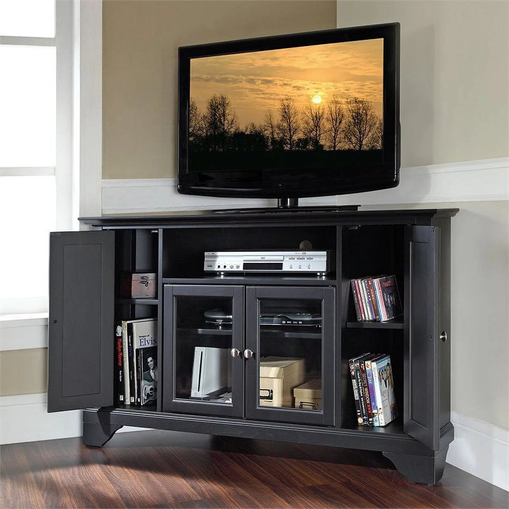 Black Corner TV Stand I5034