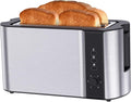 2 Slices Long Slot Stainless Steel Toaster with Warming Rack R201752