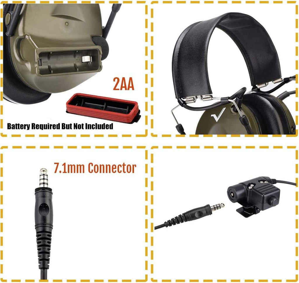 Tactical Headset with Mic B299